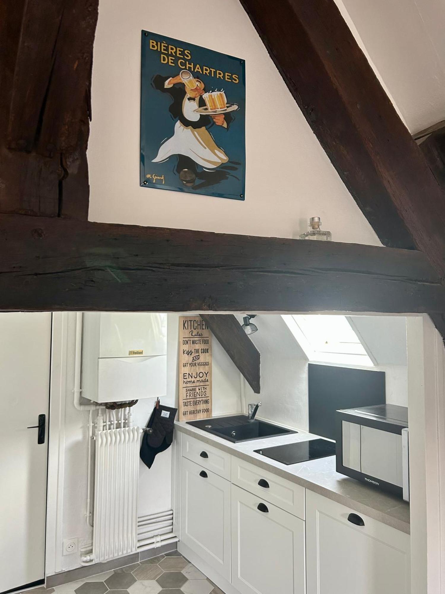 L Ecuyer Appartement Au Coeur Du Quartier Historique شارتر المظهر الخارجي الصورة